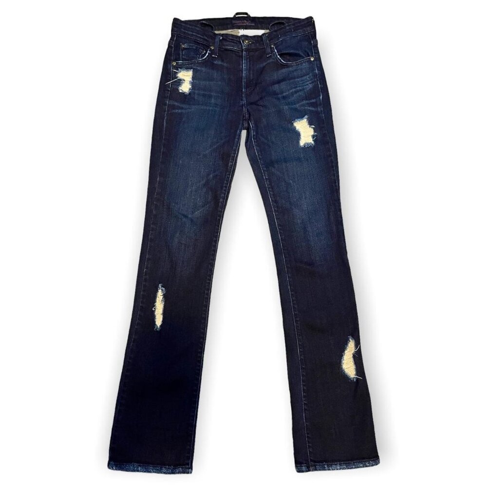 James Jeans BUDDY Dark Wash Luxury Designer Denim Jeans - Womens 30 x 33